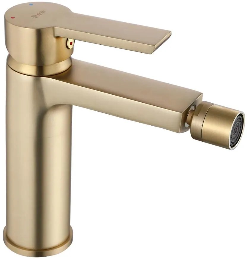 Bidetová batéria Rea Argus zlatá kartáčovaná