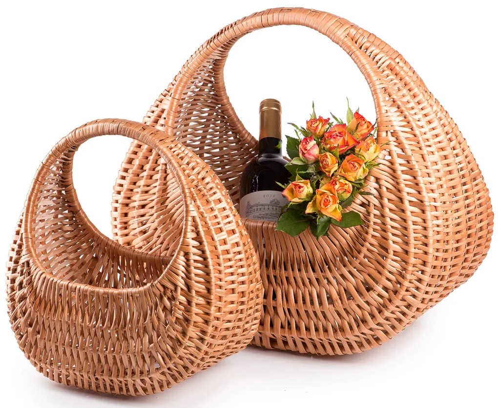 Nákupný kôš prútený Senhora I.š. 40 x hl. 22 x v. 36(cm)