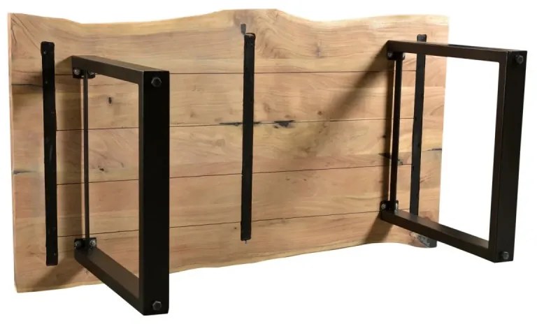 furniture-nabytek.cz - Jídelní stůl Bullwer akácie černá 230x100 cm