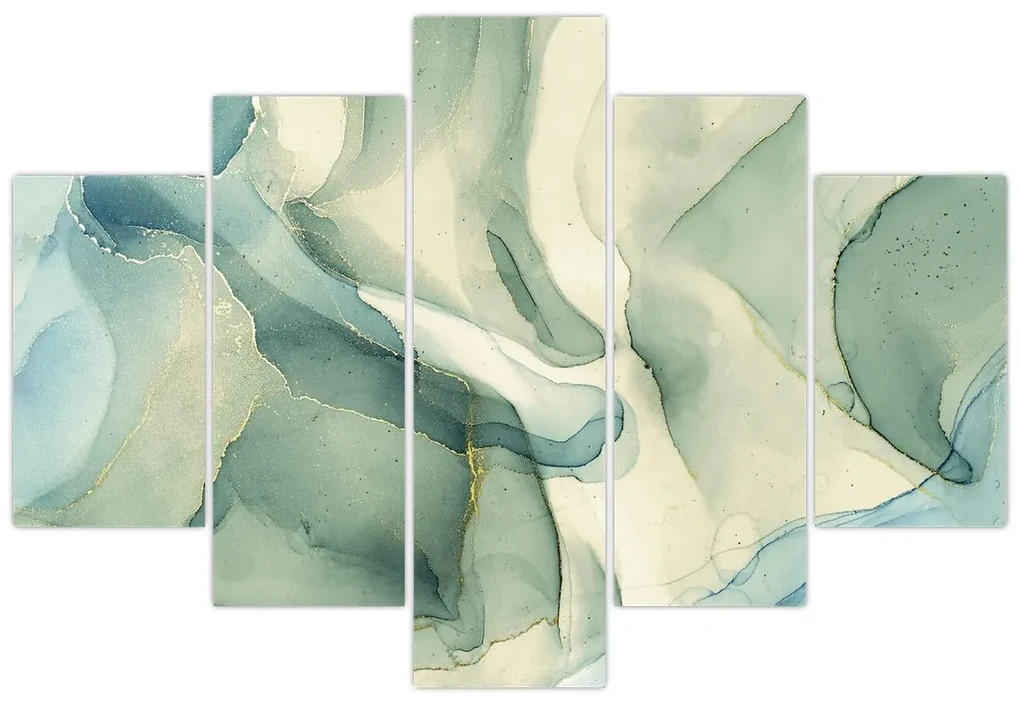 Obraz - Atramentová abstrakcia 3 (150x105 cm)