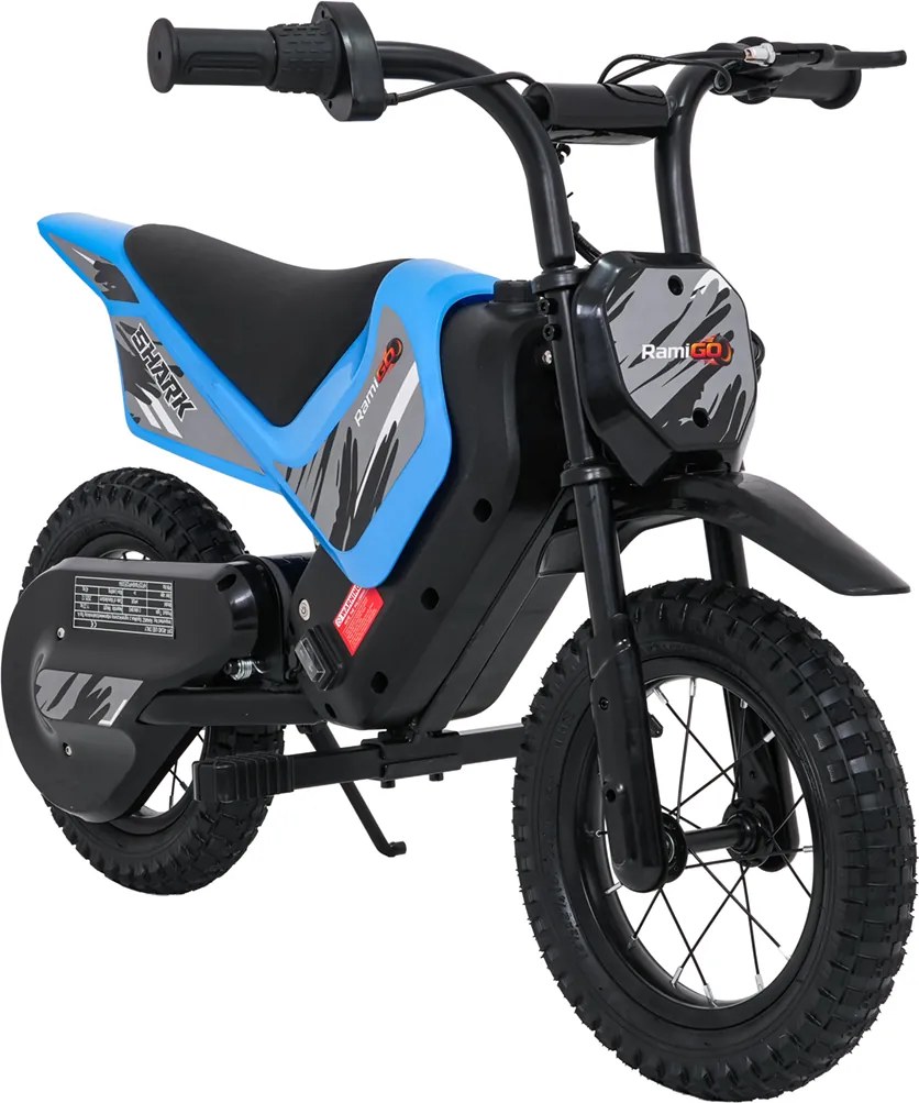 Ramiz Detský elektrický motocykel SHARK modrý
