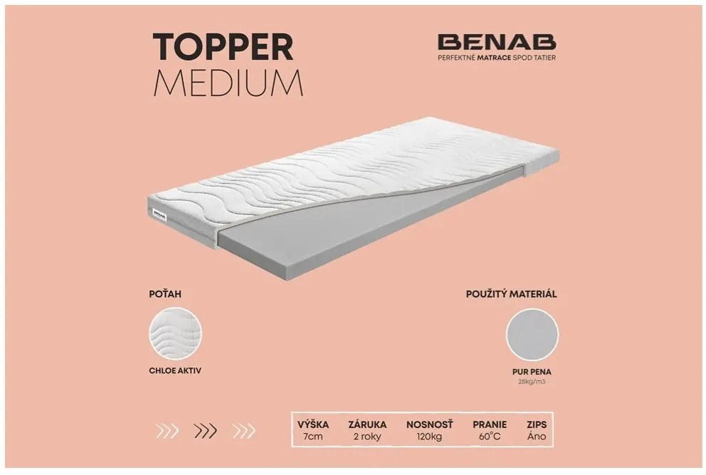 Benab Topper MEDIUM 195x80 cm