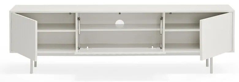 Biely TV stolík 180x52 cm Sierra – Teulat
