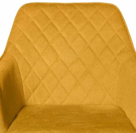 AMELI otočná stolička Žltá