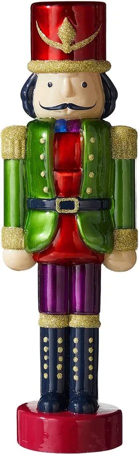 X-MAS LED Luskáčik sklenený 30 cm - zelená