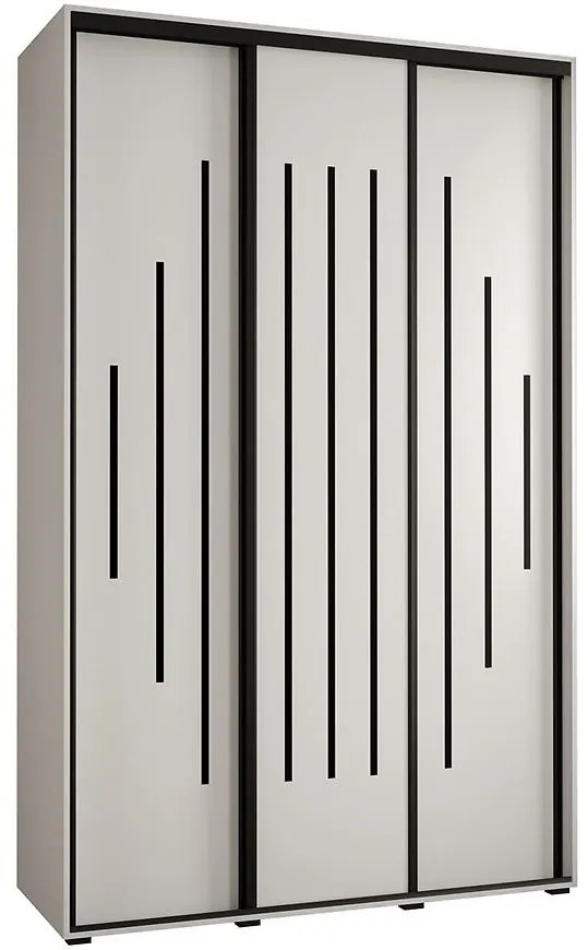 Skriňa 45 Canaris 12 180 biela/čierna