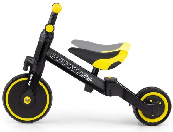 Odrážadlo 3v1 Optimus čierne