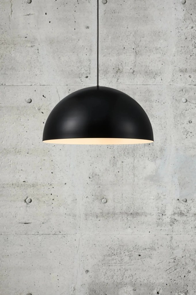 Nordlux Čierny závesný luster Ellen 40 pre žiarovku E27 48573003
