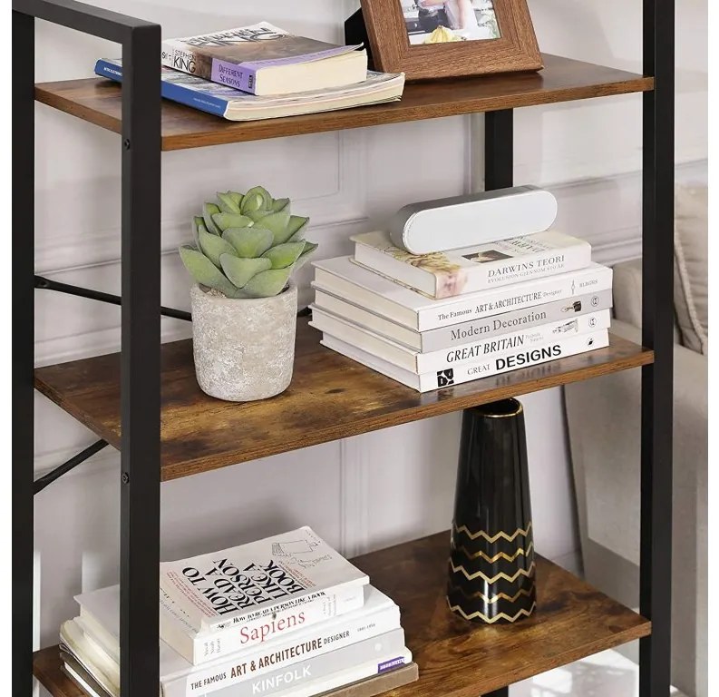 Regál Vasagle Antonio hnedo-čierny