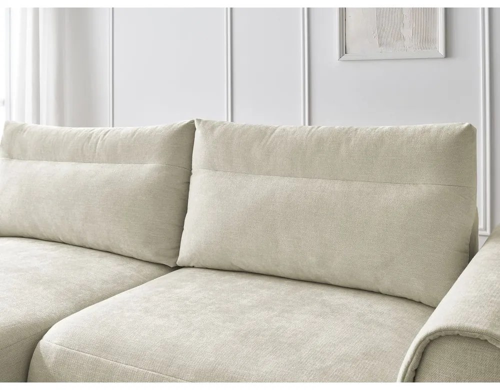 Béžová rohová pohovka Aden – Bobochic Paris