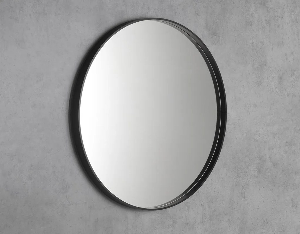Sapho Sapho, NOTION guľaté zrkadlo v ráme, ø 70cm, zlatá matná, NT700G
