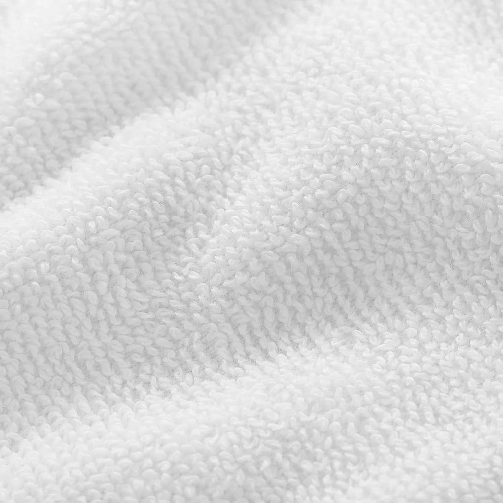 Goldea bavlnený froté uterák / osuška soft bez bordúry – biely 30 x 50 cm