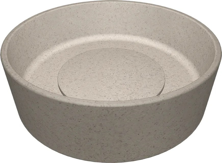Kuchinox Umývadlo na dosku Perl ø36 cm - VGP1410T, granit, béžové