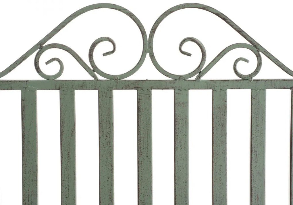 Kovové hojdacie kreslo Smile - Zelená antik