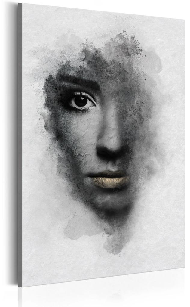 Artgeist Obraz - Grey Portrait Veľkosť: 60x90, Verzia: Standard