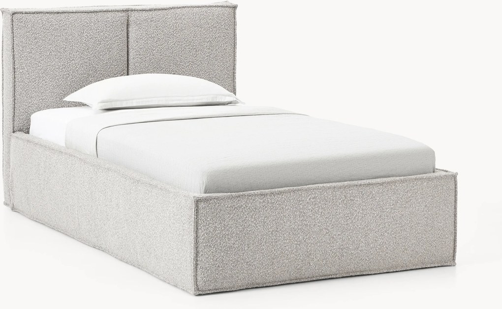 Buklé čalúnená jednolôžková posteľ Dream