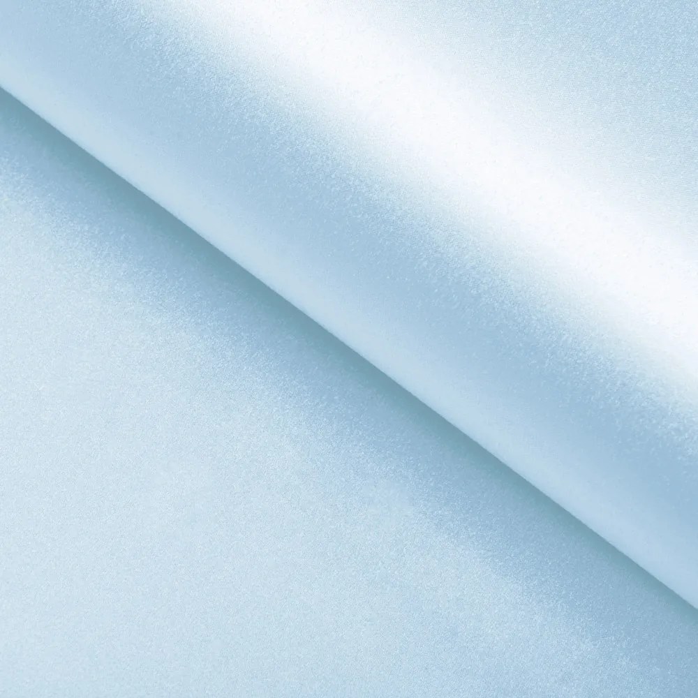 Biante Saténový oválny obrus polyesterový Satén LUX-062 Svetlo modrý 100x140 cm
