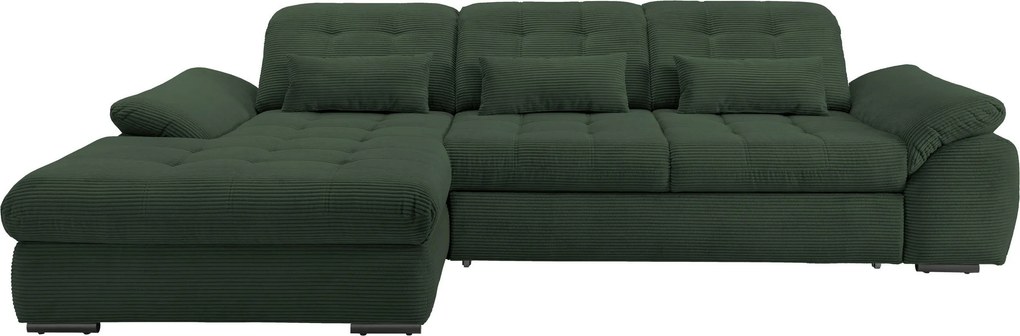 XXXLutz ROHOVÁ SEDAČKA, textil, tmavozelená Livetastic - Sedačky - 002310018824