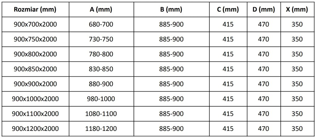 Mexen Velar, sprchový kút s posuvnými dverami 90(dvere) x 80(stena) cm, 8mm číre sklo, biela, 871-090-080-01-20