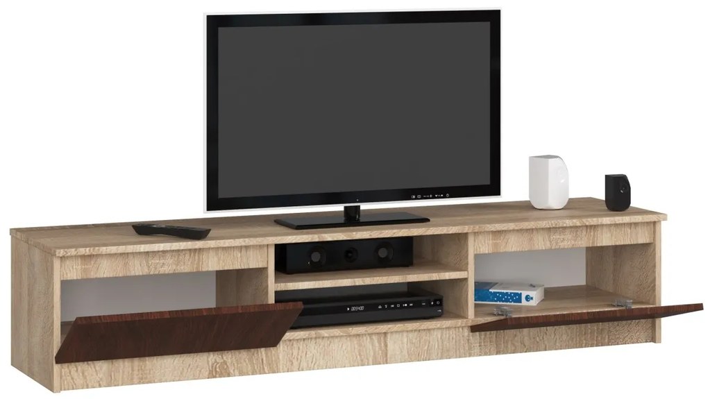 TV stolík Ronon 160 cm sonoma/wenge