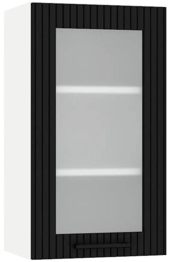 Skrinka do kuchyne Kate ws40 pl čierny hrášok