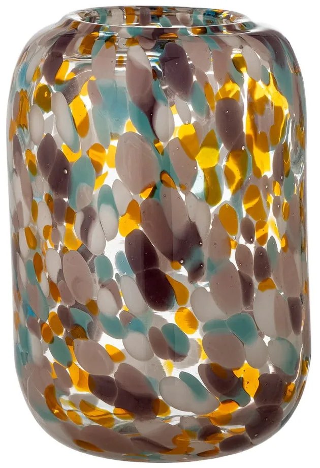 Sklenená ručne vyrobená váza (výška 18 cm) Vidia – Bloomingville