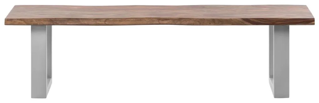 furniture-nabytek.cz - Masivní lavice Bullwer z palisandru, lakovaná, hnědá – 190×40 cm