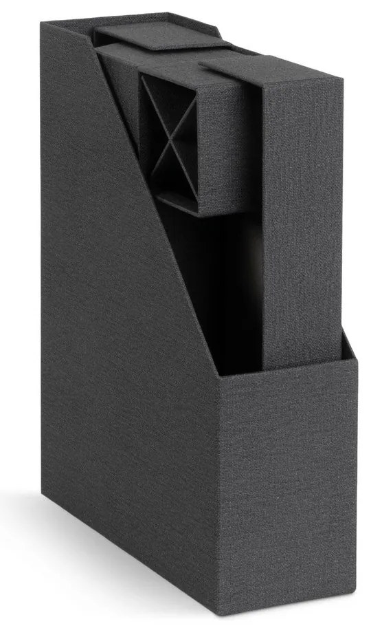 Kartónové organizéry v súprave 4 ks Hugo Canvas Paper Laminate – Bigso