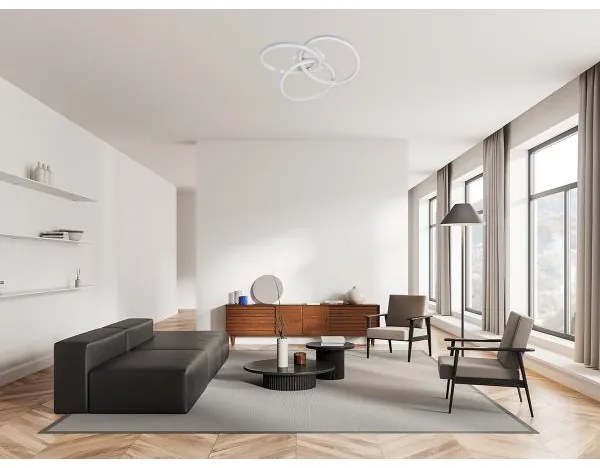 LED Stmievateľné stropné svietidlo LED/70W/230V 3000-6500K biela + diaľkové ovládanie