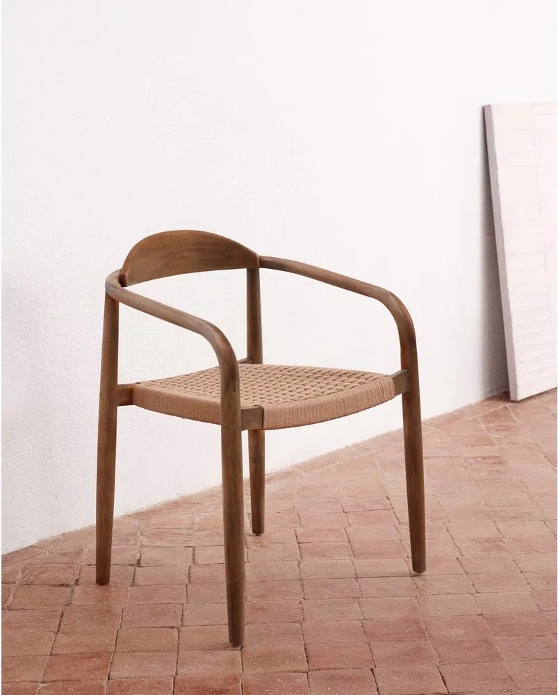 Stolička z eukalyptového dreva Kave Home Glynis