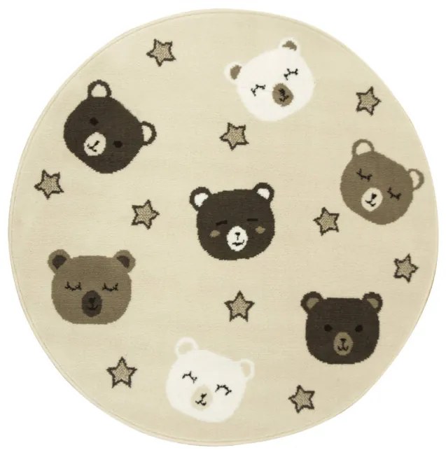 Detský koberec Luna Kids 534455/97955 medvedíky, béžový