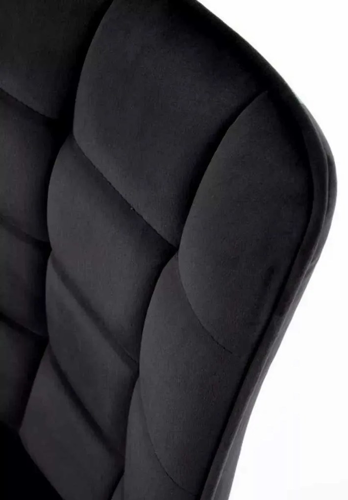 LuxuryForm DESIGN Jedálenská stolička ORLEN VELUR - čierna