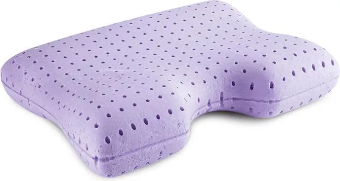 Anatomický vankúš z pamäťovej peny s vôňou levandule LAVENDER 54 × 40 cm