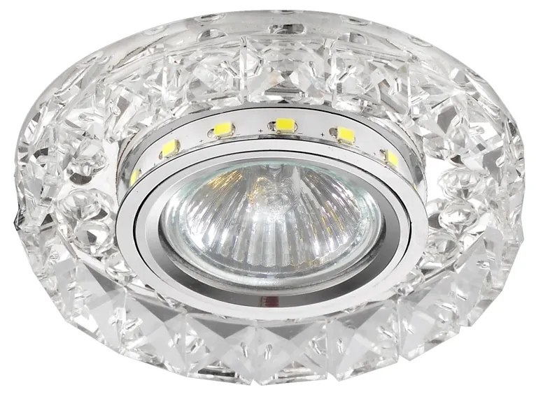 Luxera LUXERA 71074 - Bodové svietidlo CRYSTALS 1xGU10/50W/230V + LED STRIPE 71074