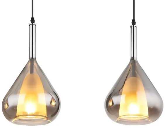 Globo 15542-3 - Luster na lanku GEEKY 3xE27/60W/230V čierna