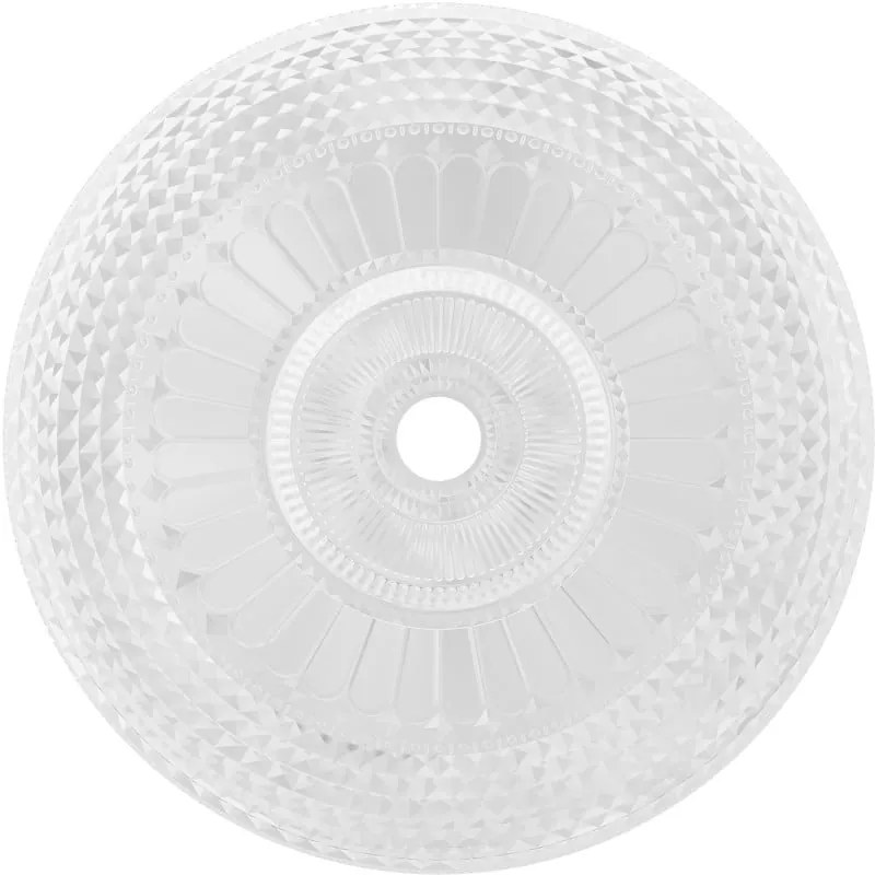 Mexen Heba, sklenené umývadlo na dosku 45 x 45 cm, číra, 24064500