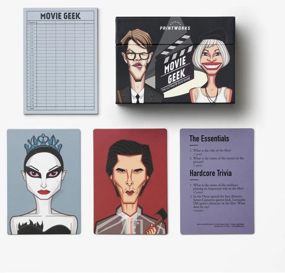 Spoločenská hra Trivia game Movie geek – Printworks