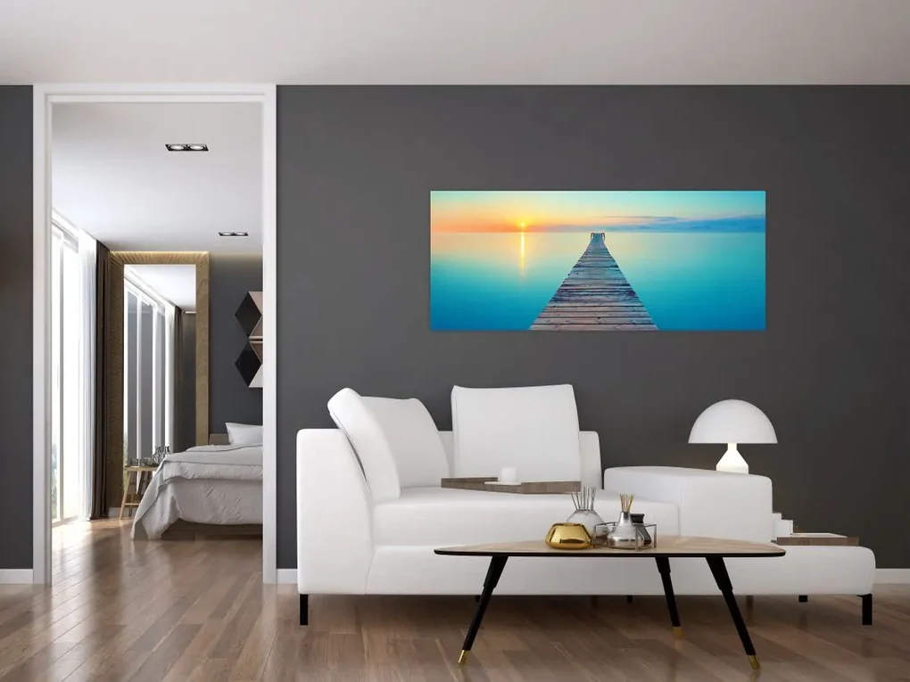 Obraz - Mólo do nekonečna (120x50 cm)