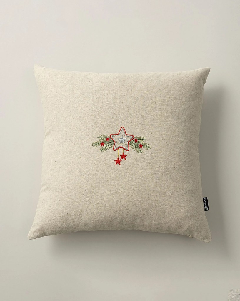 Obliečka na vankúš Star &amp; Holly 43x43 cm
