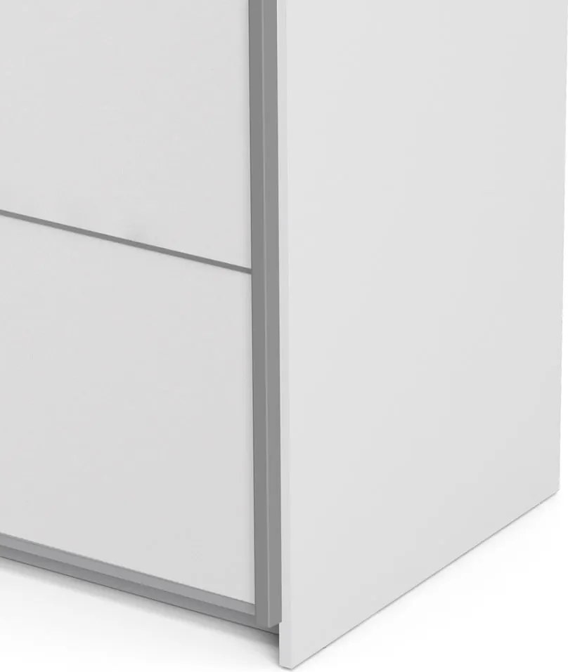 Biela šatníková skriňa Tvilum Verona, 122 x 202 cm