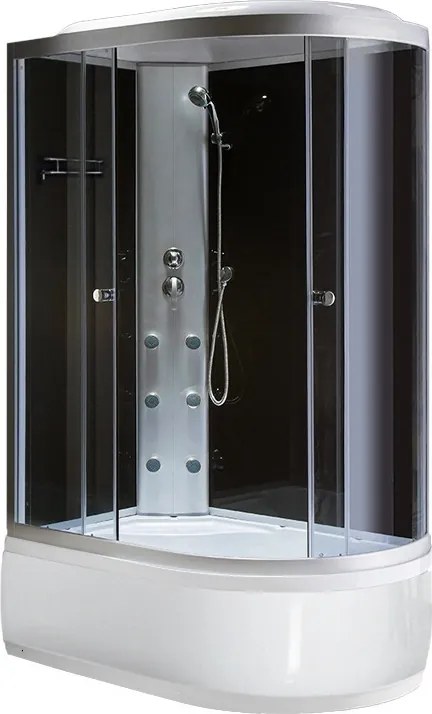 BPS-koupelny Hydromasážny box WSH7306L, 120x80 ľavý bez sauny