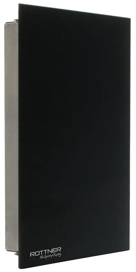 Rottner Skrinka na kľúče KY GLASS GB-8 s dvierkami z čierneho skla