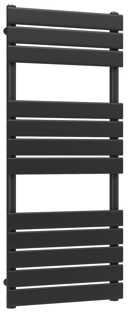 Gamma Erga Classic, vykurovacie teleso 1200x500 mm, 661W, čierna matná, ERG-LAV-CLAS-12050-BK