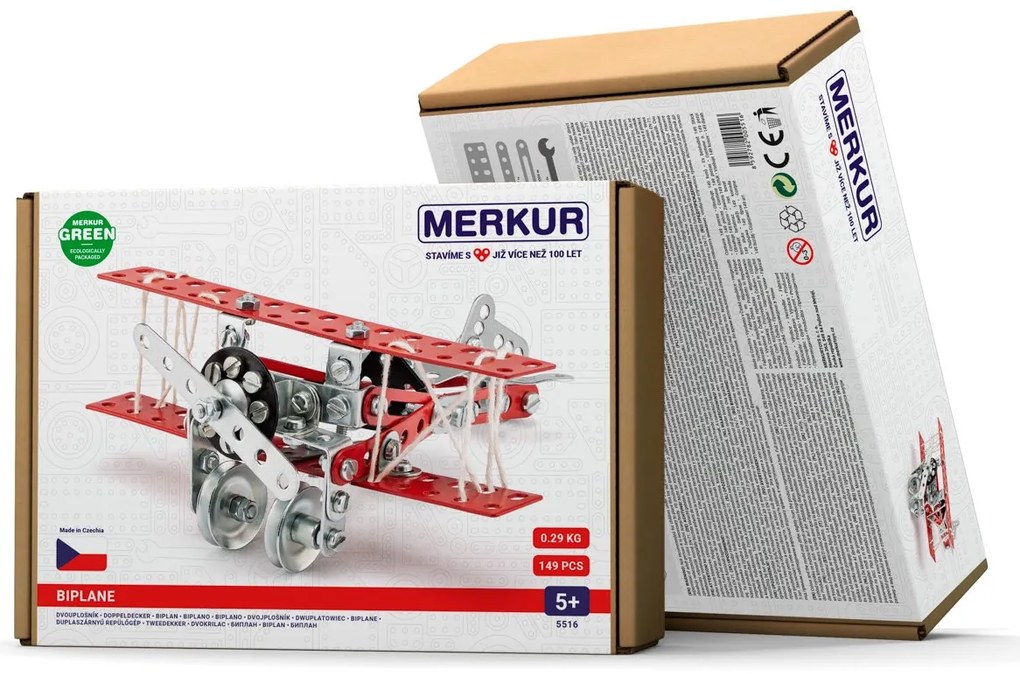 Merkur - Dvojplošník - 148 ks