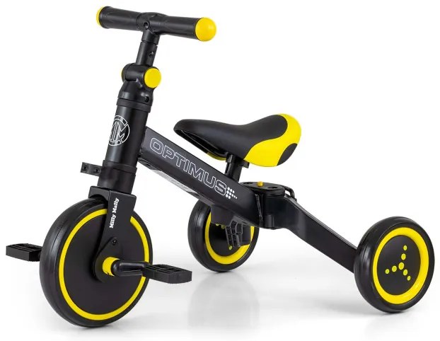 Odrážadlo 3v1 Optimus čierne