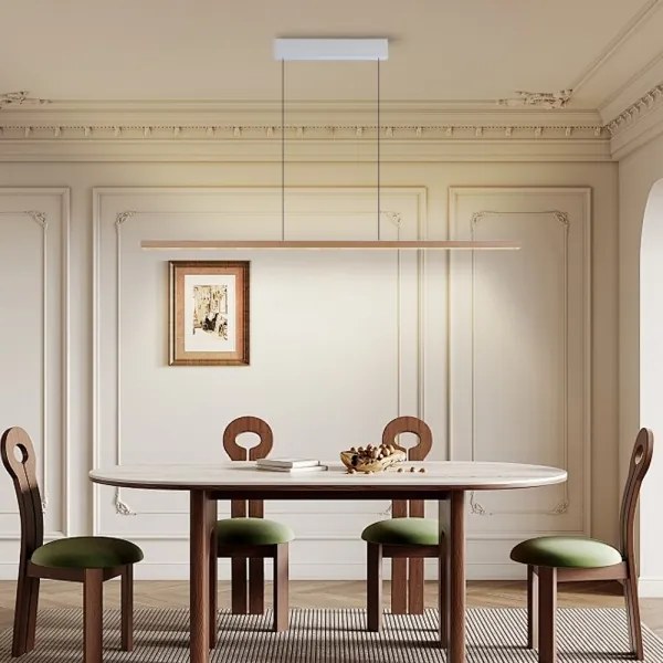 Immax NEO 07310L-LED stmievateľný luster na lanku so senzorom MADEIRA 37W/230V 157 cm jaseň