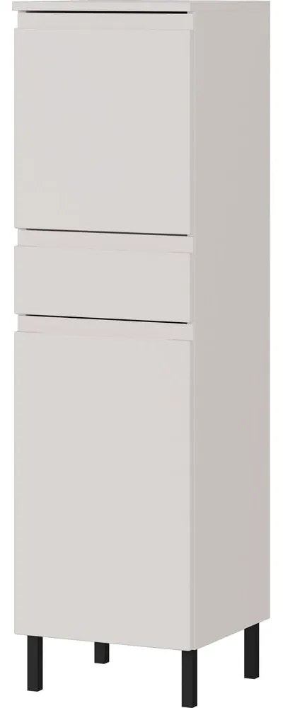 Krémová vysoká/úzka kúpeľňová skrinka 34x120 cm Salinas – Germania