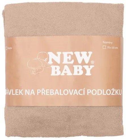Návlek na prebaľovaciu podložku New Baby 50x70 béžový