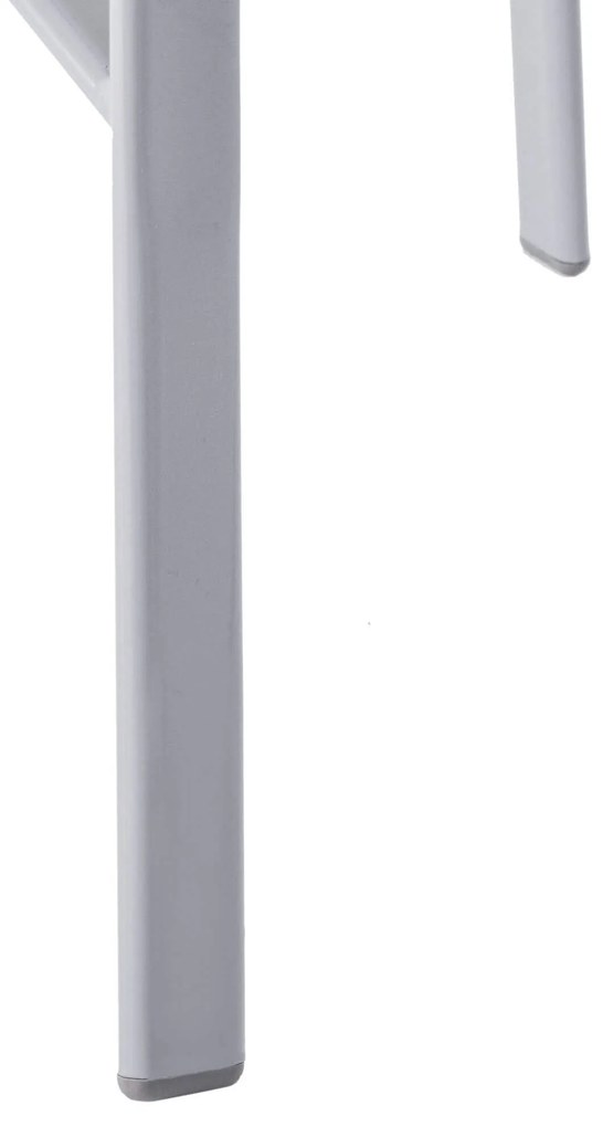 PreHouse Záhradný stôl 150cm: kov + sklo, šedý