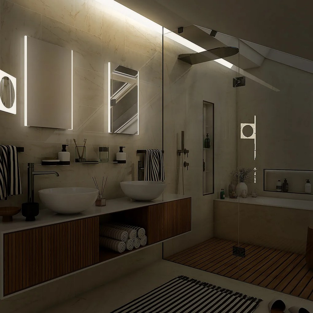 Nimco LED zrkadlo 1000x700 - ZP 9004